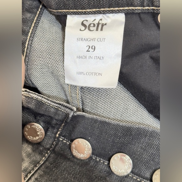 SÉFR STRAIGHT CUT JEAN IN MARBLE WASH | SIZE 29 MENS - Picture 7 of 12